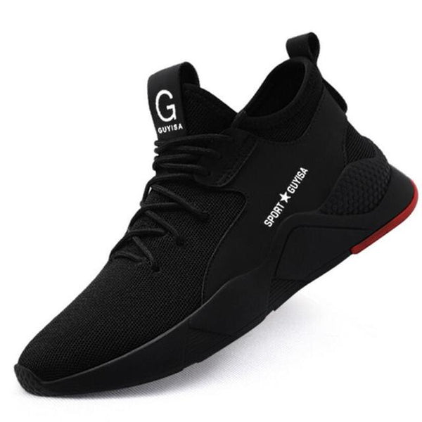 Work Safety Shoes Men's Steel Toe  Casual Breathable Outdoor Sneakers Puncture Proof Boots Comfortable Industrial Shoes for Men