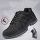 High Quality Steel Toe Safety Shoes Mens Work Safety Shoes Unisex Breathable Air Mesh Work Shoes Plus Size 37-46 Rubber